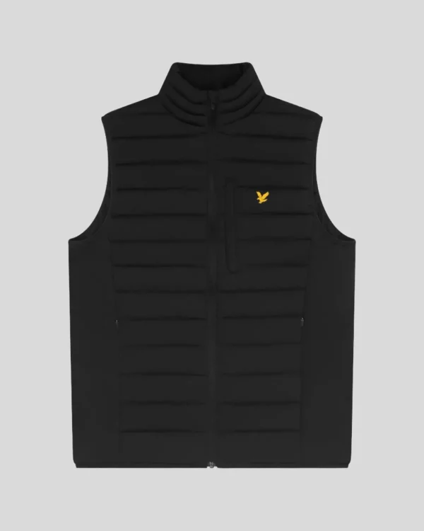Lyle & Scott Sportbekleidung | Mäntel & Jacken<Leichte Sport Stretch Steppweste JetBlack