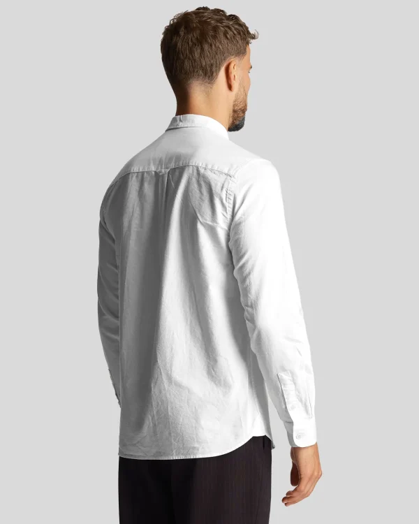 Lyle & Scott Hemden<Leichtes Oxford Hemd Weiss