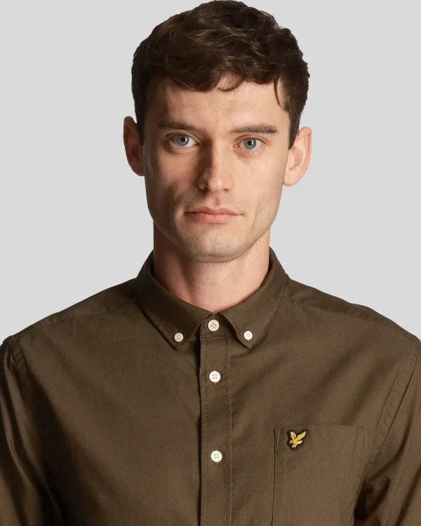 Lyle & Scott Hemden<Leichtes Oxford Hemd Olive