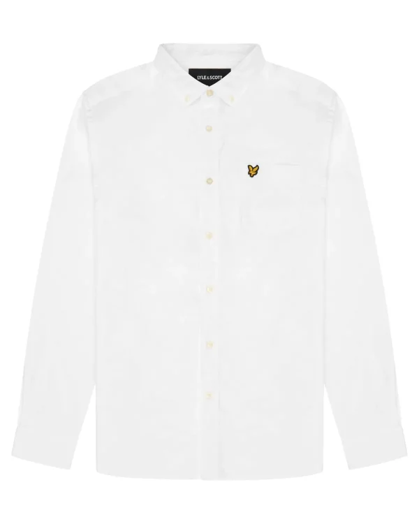 Lyle & Scott Hemden<Leichtes Oxford Hemd Weiss