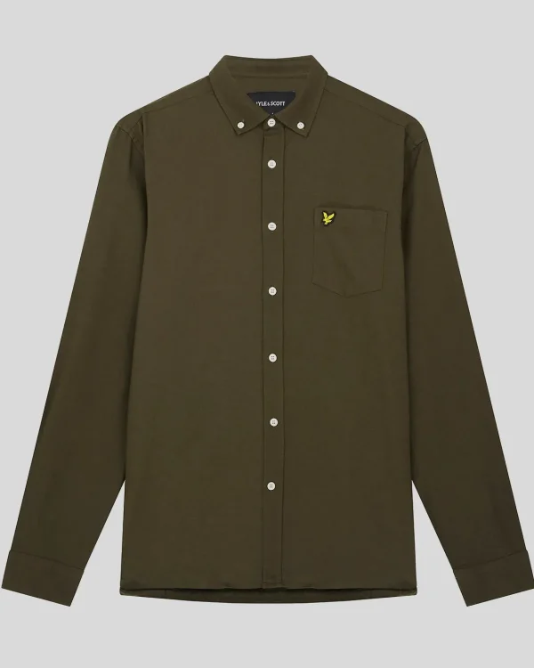 Lyle & Scott Hemden<Leichtes Oxford Hemd Olive