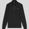 Lyle & Scott Groß & Groß | Übergrößen<Loopback 1/4 Zip Sweatshirt JetBlack