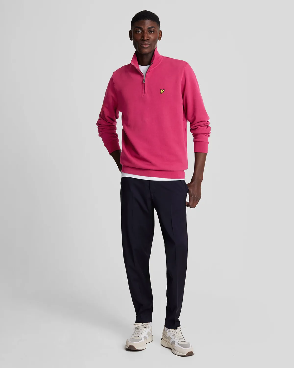 loopback__zip_sweatshirt_1.webp Lyle & Scott Vermächtnis | Sweatshirts<Loopback 1/4 Zip Sweatshirt RichBurgundy