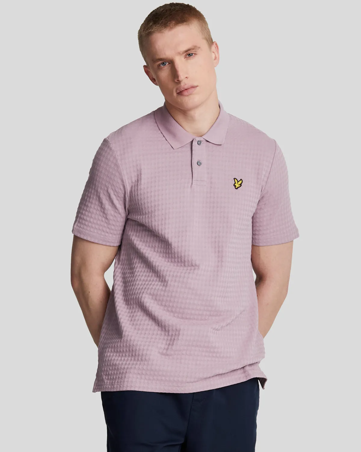 micro_argyle_polohemd_0.webp Lyle & Scott Polohemden<Micro Argyle Polohemd MountainThistle