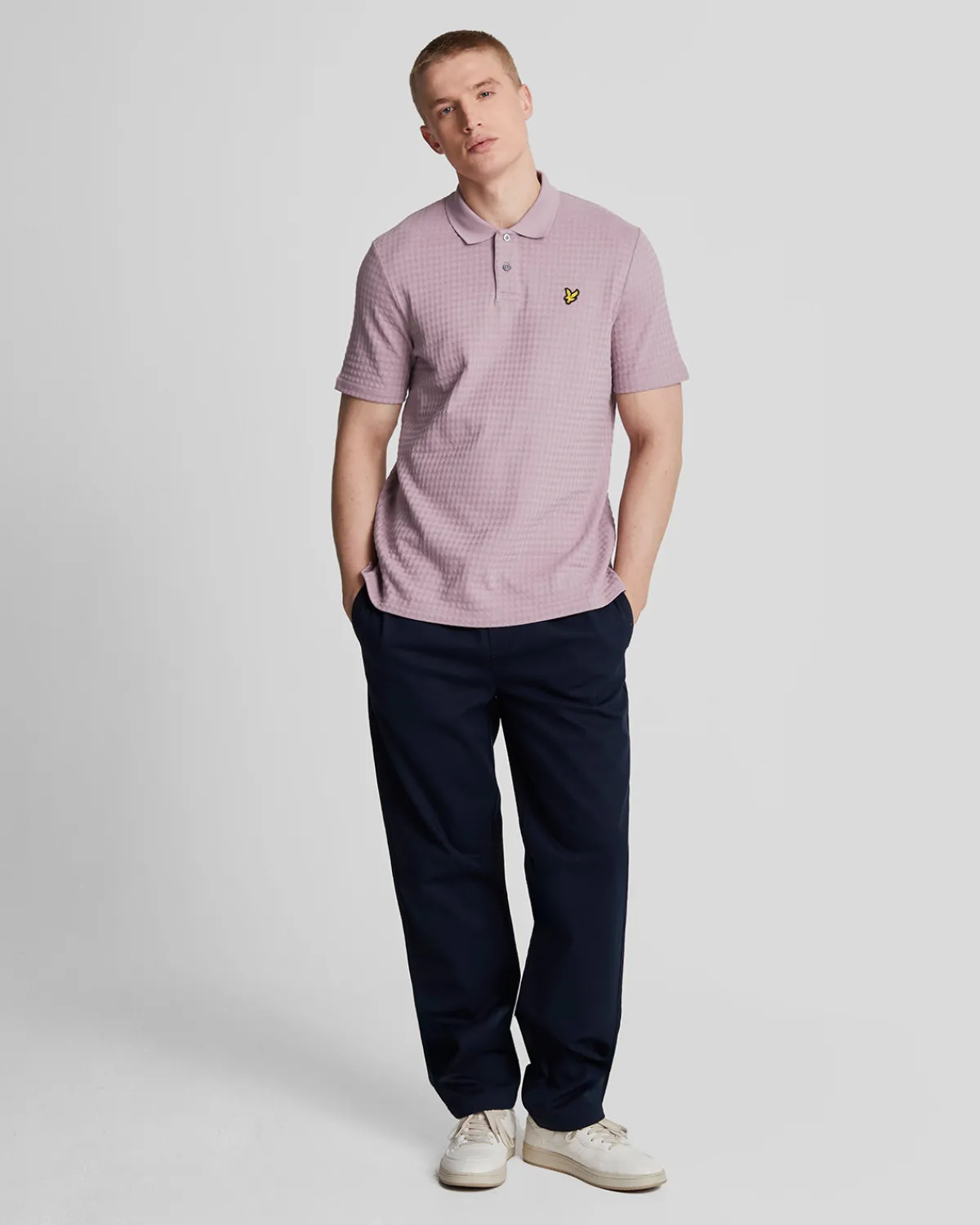 micro_argyle_polohemd_1.webp Lyle & Scott Polohemden<Micro Argyle Polohemd MountainThistle