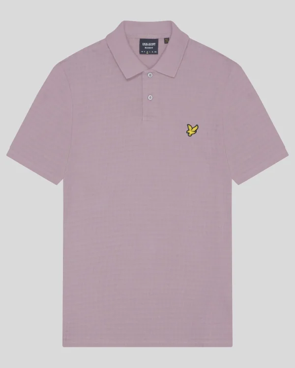 Lyle & Scott Polohemden<Micro Argyle Polohemd MountainThistle