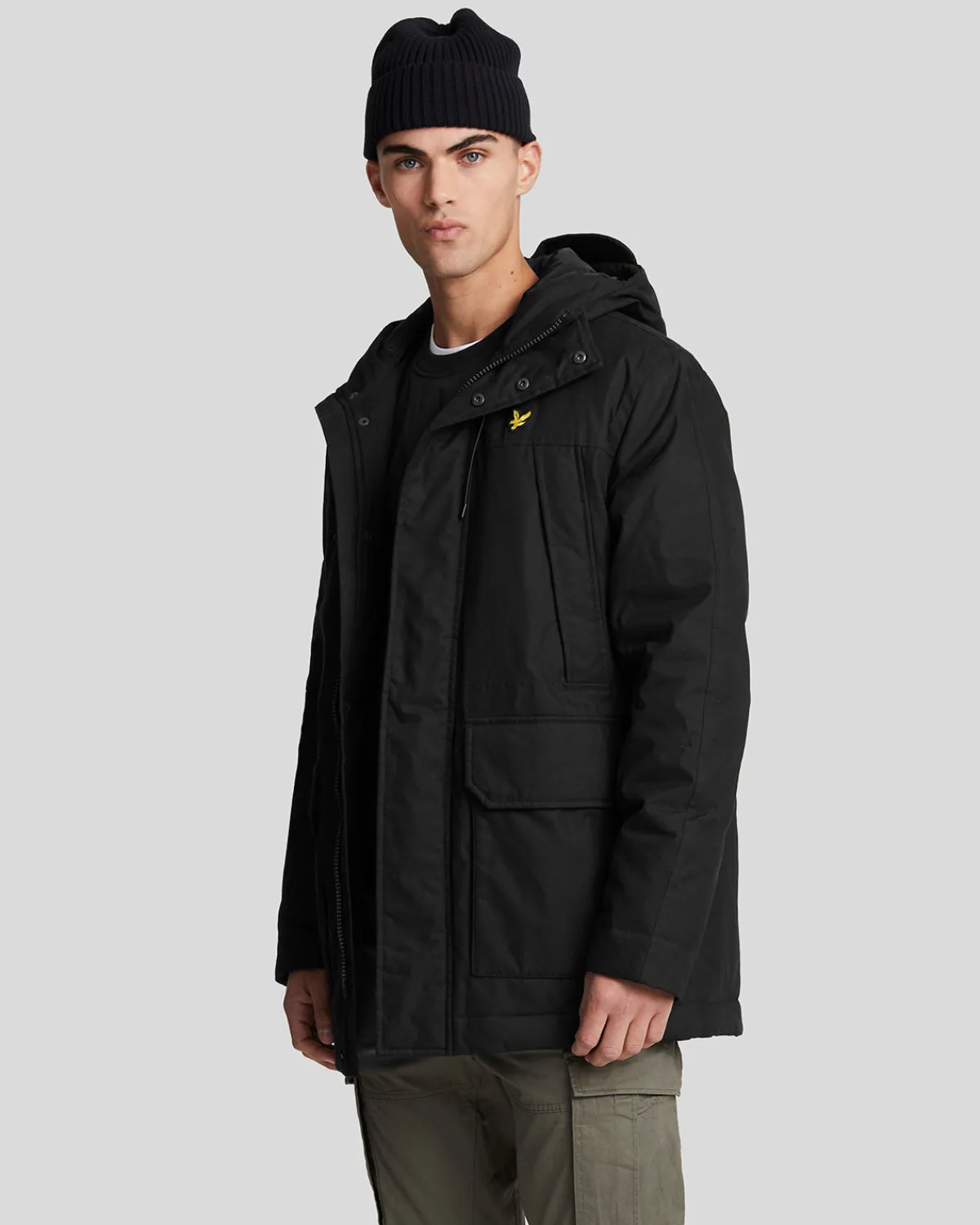microfleece_parka_0-1.webp Lyle & Scott Mäntel & Jacken<Microfleece Parka Pechschwarz