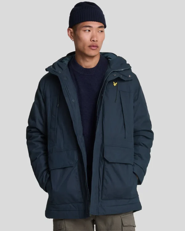 Lyle & Scott Vermächtnis<Microfleece Parka DunkleMarine