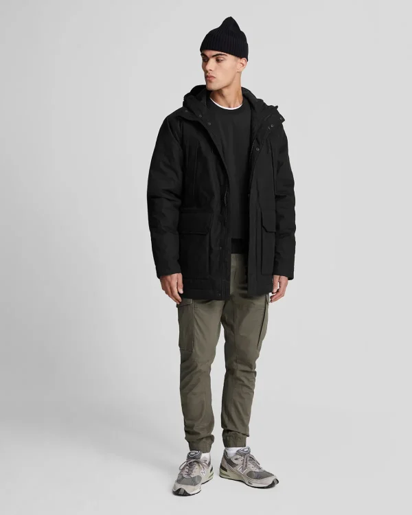 Lyle & Scott Mäntel & Jacken<Microfleece Parka Pechschwarz