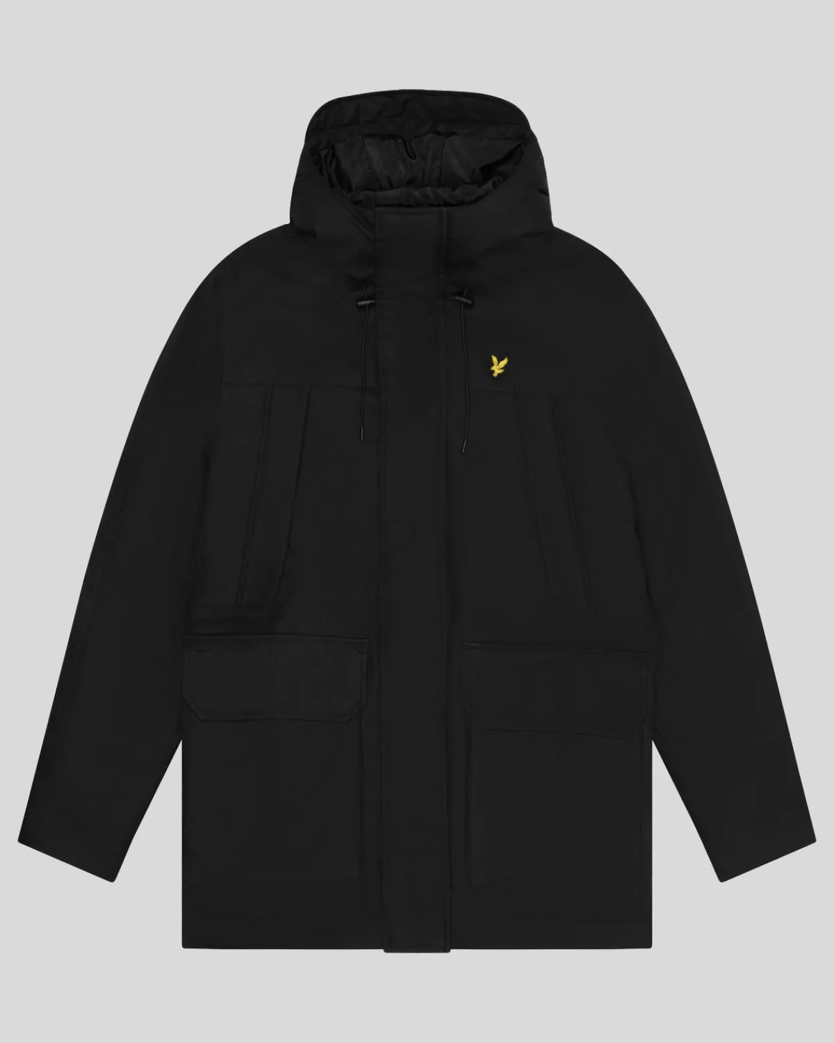 microfleece_parka_4-1.webp Lyle & Scott Mäntel & Jacken<Microfleece Parka Pechschwarz