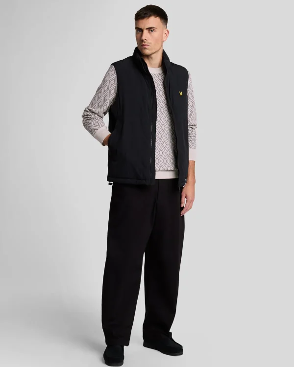 Lyle & Scott Pullover & Strickwaren<Monogramm Intarsien Pullover Canvas
