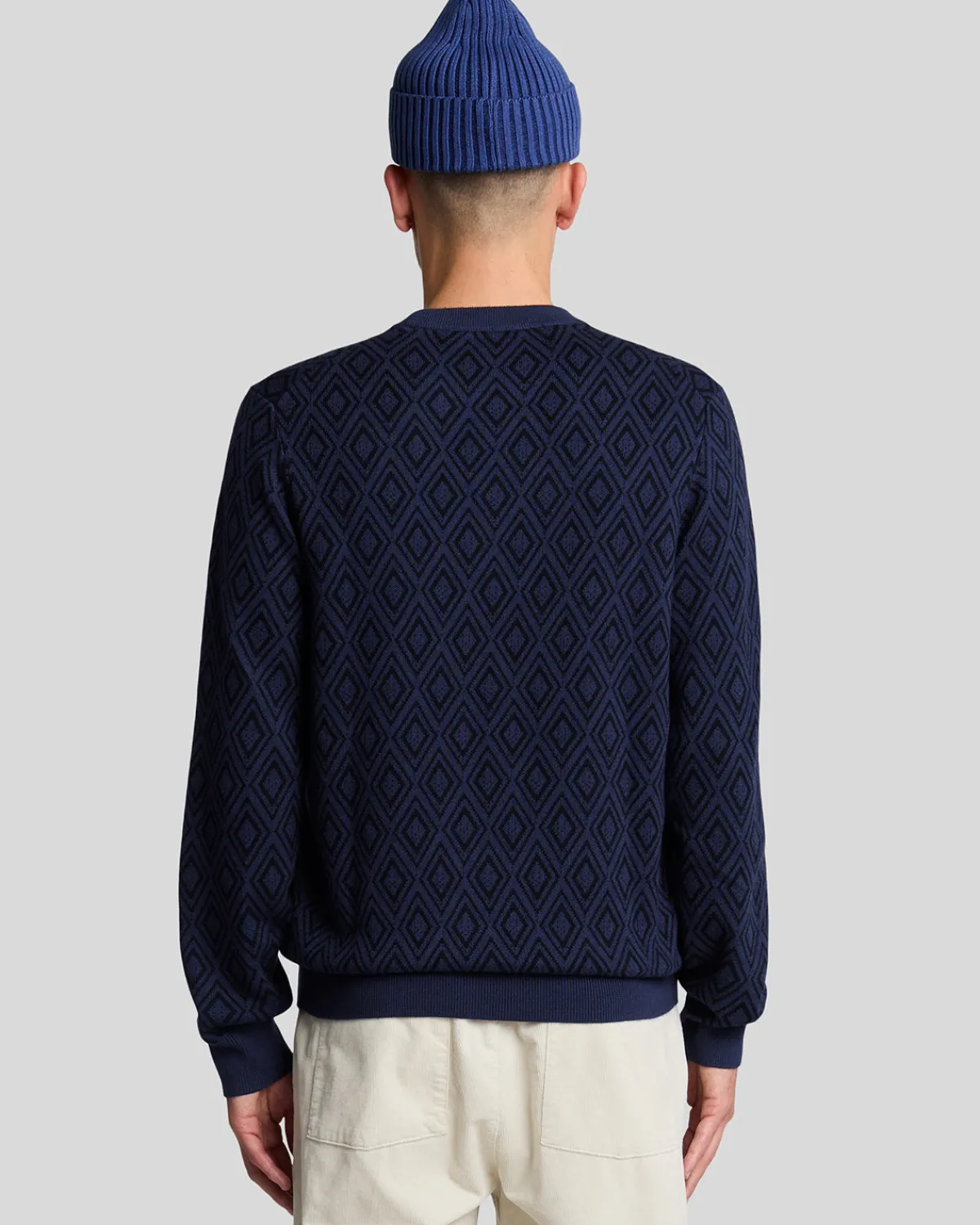 monogramm_intarsien_pullover_2-1.webp Lyle & Scott Pullover & Strickwaren<Monogramm Intarsien Pullover NavyNight