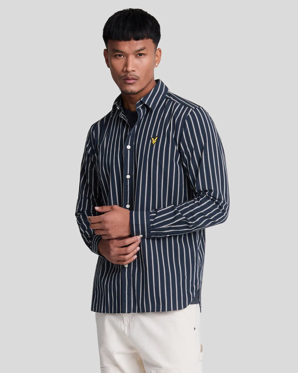 multistreifenhemd_0-1.webp Lyle & Scott Hemden<Multistreifen-Hemd DarkNavy/Cove