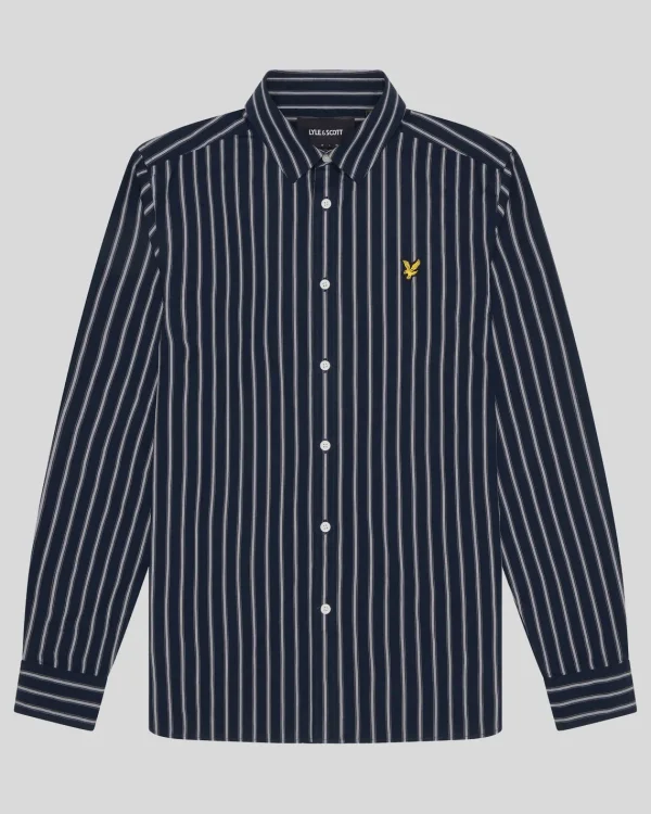 Lyle & Scott Hemden<Multistreifen-Hemd DarkNavy/Cove