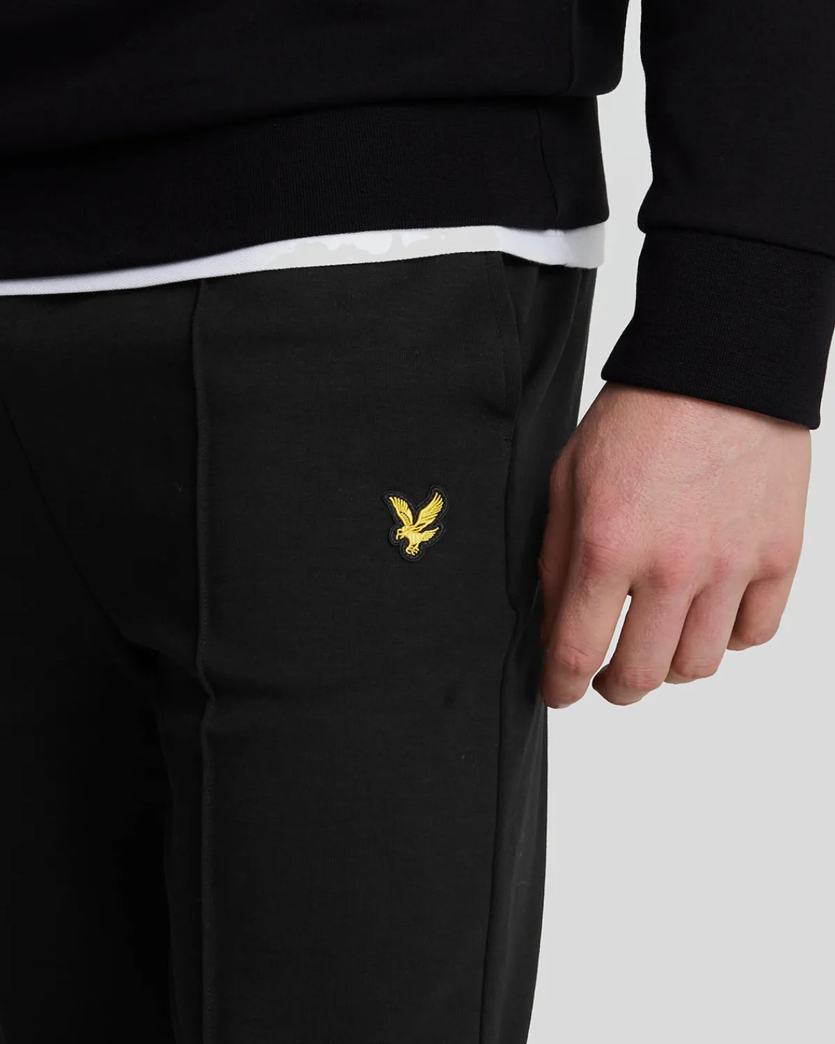 pintuck_interlock_jogger_3.webp Lyle & Scott Jogger<Pintuck Interlock Jogger JetBlack