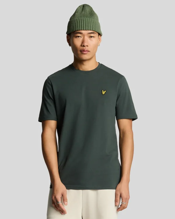 Lyle & Scott Vermächtnis | T-shirts<Pique T-Shirt DeepGreen