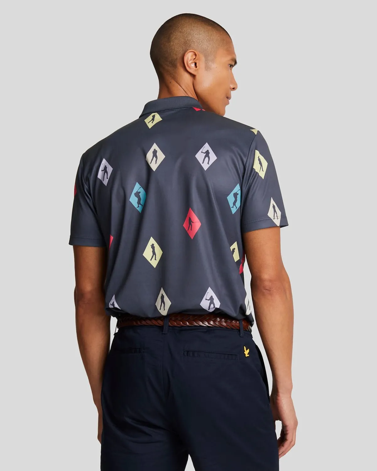 polka_diamond_golf_polo_shirt_2-1.webp Lyle & Scott Golf | Polohemden<Polka Diamond Golf Polo Shirt DarkNavy