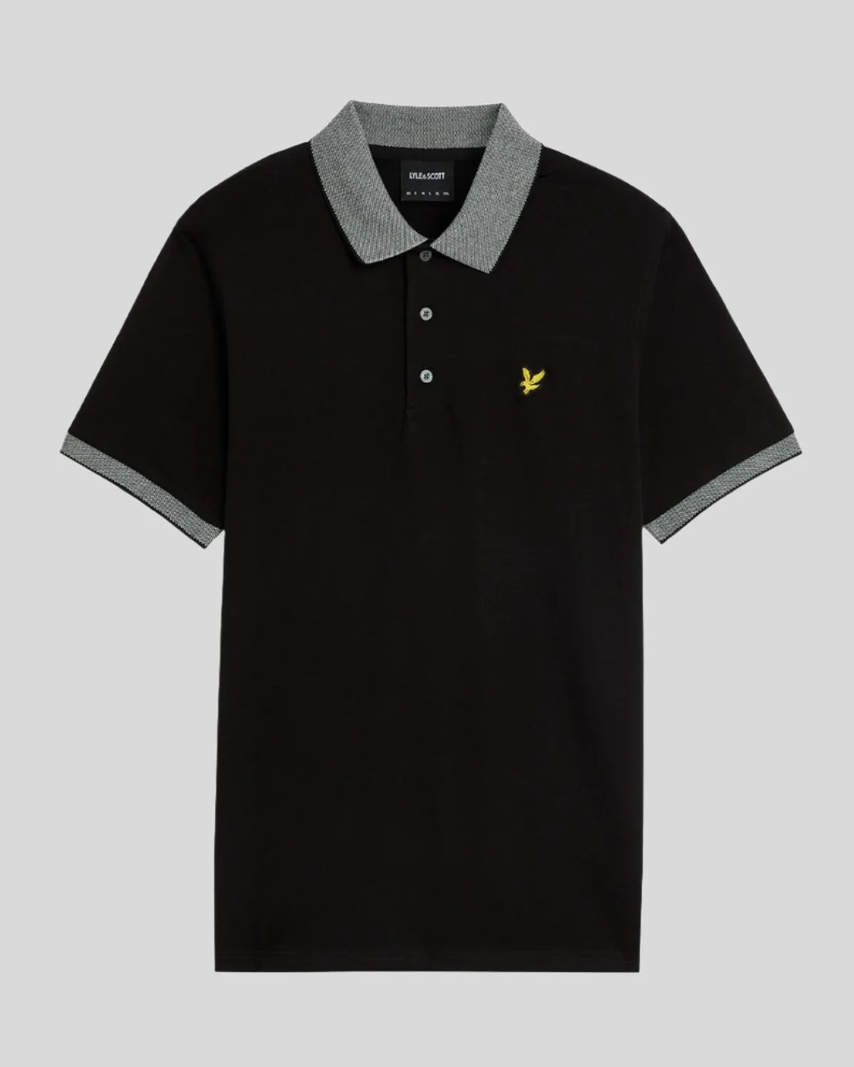 polohemd_mit_markenbesatz_4.webp Lyle & Scott Polohemden<Polohemd mit Markenbesatz JetBlack/White
