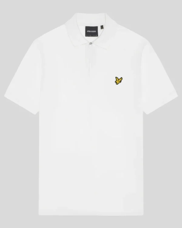 Lyle & Scott Polohemden<Polohemd mit Reißverschluss White