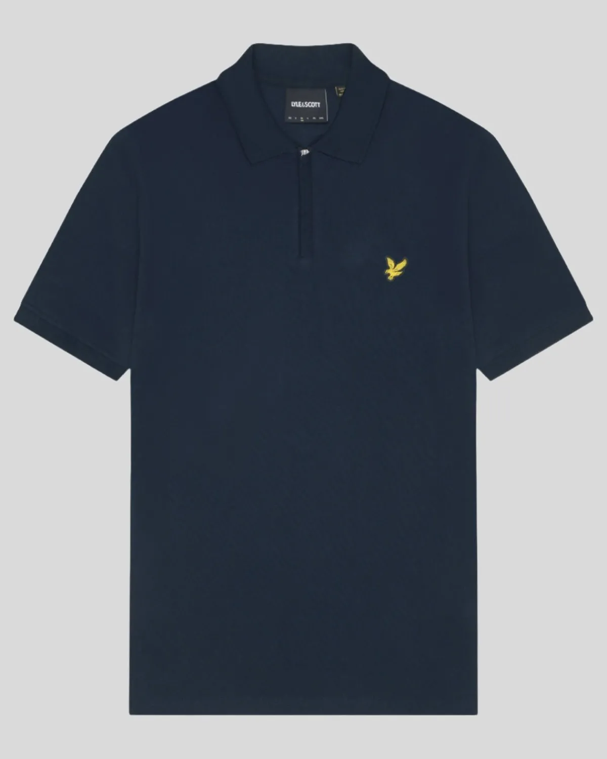 polohemd_mit_reiverschluss_4.webp Lyle & Scott Polohemden<Polohemd mit Reißverschluss DarkNavy