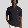 Lyle & Scott Polohemden<Polohemd mit strukturierten Streifen DunkleMarine