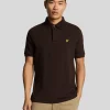 Lyle & Scott Polohemden<Poloshirt mit osmanischer Spitze Sediment