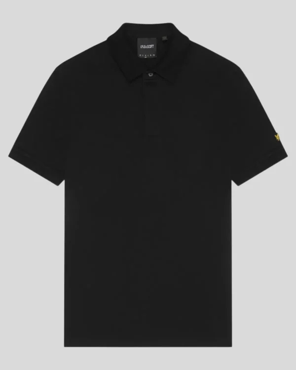 Lyle & Scott Vermächtnis | Polohemden<Poloshirt mit osmanischer Spitze JetBlack