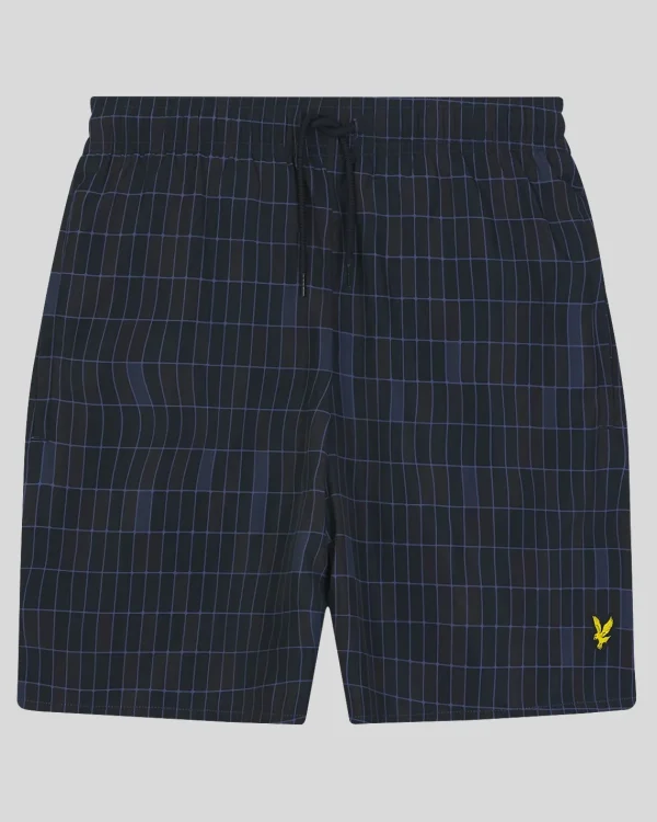 Lyle & Scott Kurze Hosen<Pool Print Badeshorts DunkleMarine