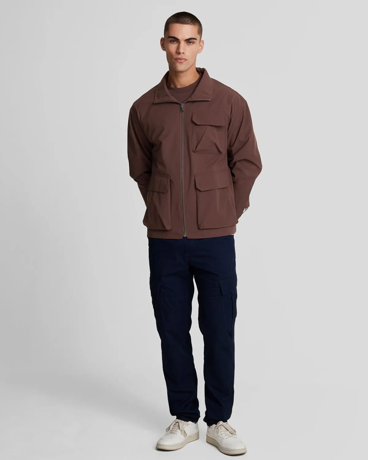 premium__taschen_softshell_jacke_1.webp Lyle & Scott Reframed | Mäntel & Jacken<Premium 3 Taschen Softshell Jacke RubberRed