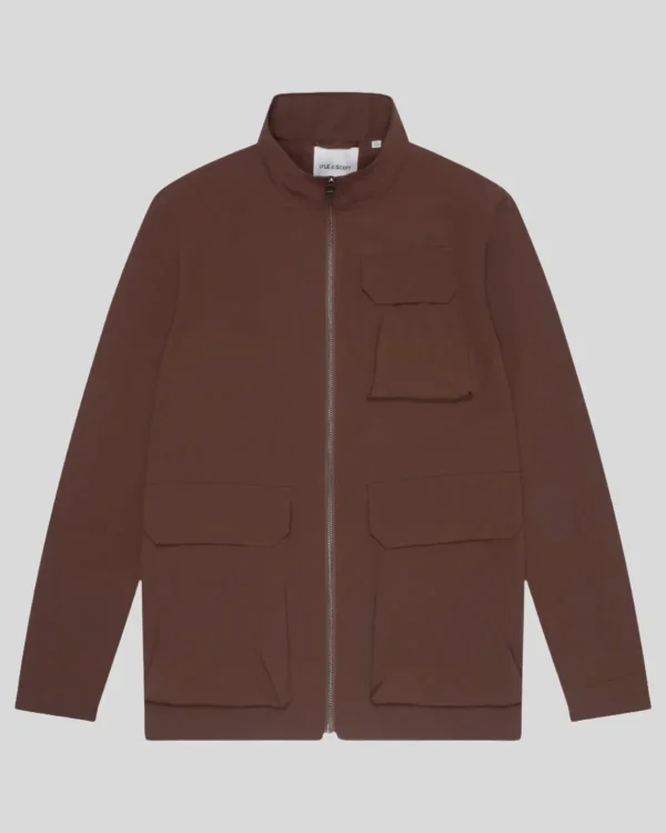 Lyle & Scott Reframed | Mäntel & Jacken<Premium 3 Taschen Softshell Jacke RubberRed