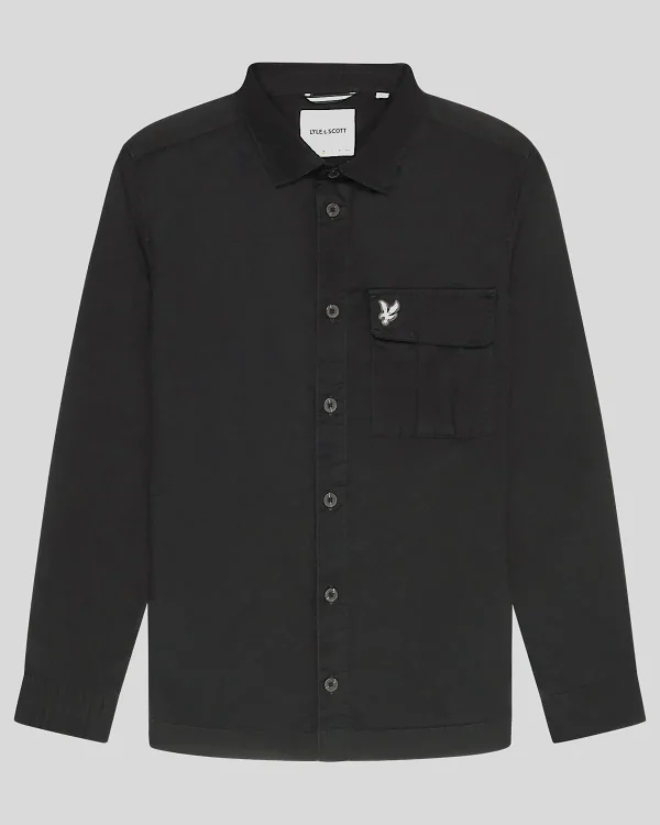 Lyle & Scott Mäntel & Jacken<Premium Überhemd mit plissierten Taschen Lacquer
