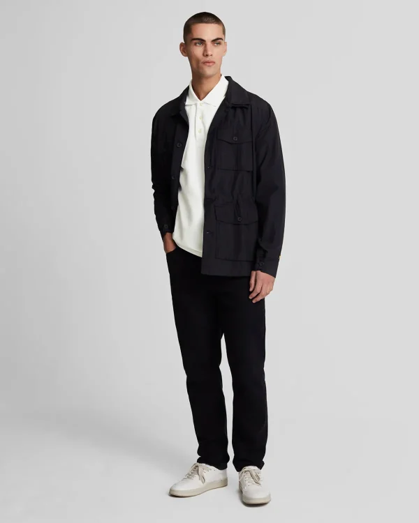 Lyle & Scott Reframed | Polohemden<Premium Flatback Pique Poloshirt White