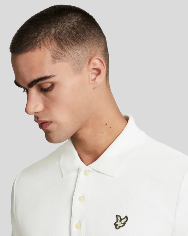 Lyle & Scott Reframed | Polohemden<Premium Flatback Pique Poloshirt White