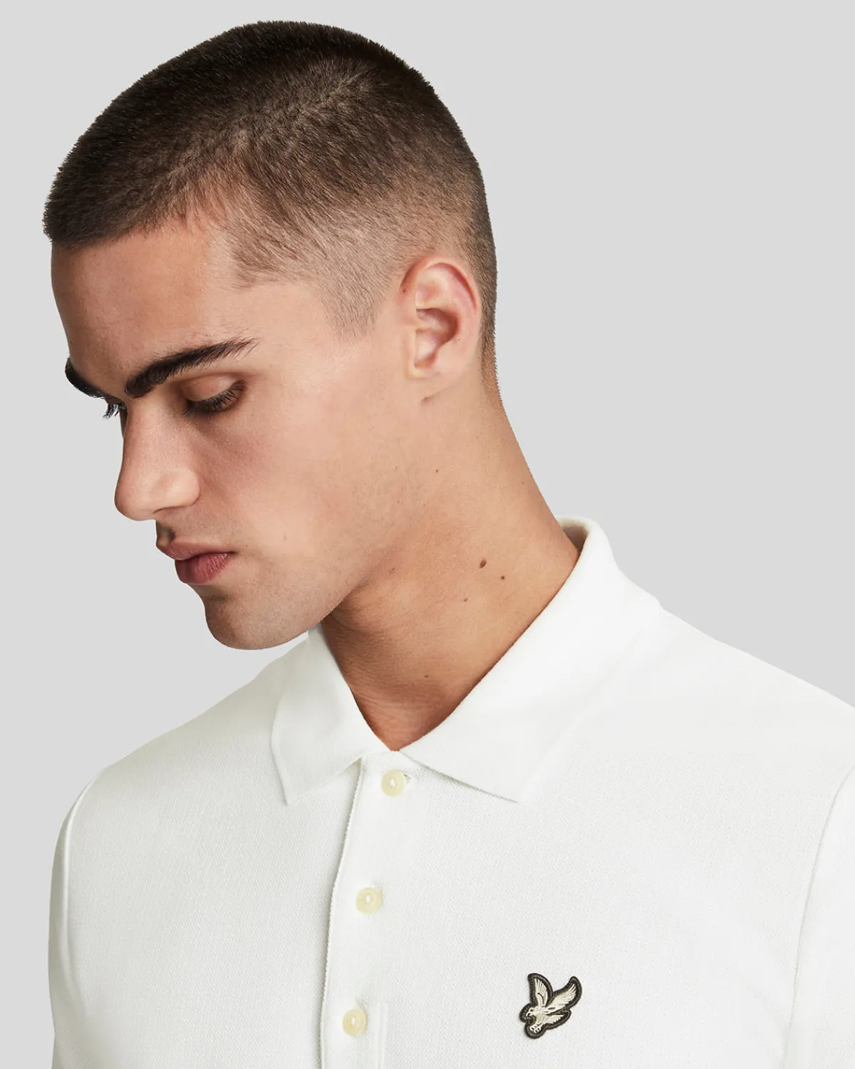premium_flatback_pique_poloshirt_3.webp Lyle & Scott Reframed | Polohemden<Premium Flatback Pique Poloshirt White