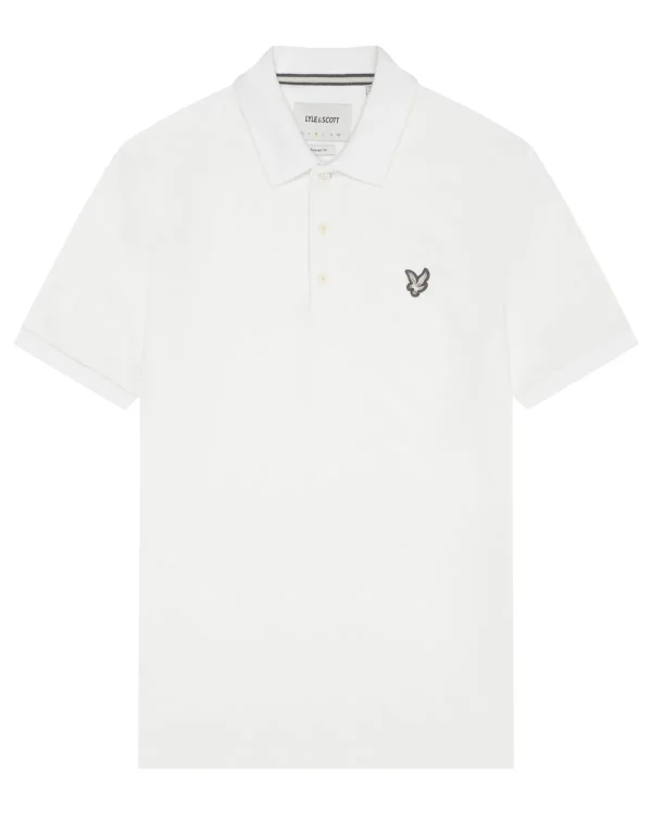 Lyle & Scott Reframed | Polohemden<Premium Flatback Pique Poloshirt White