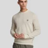Lyle & Scott Reframed<Premium Kaschmir-Mischung Rundhals-Pullover DiscoveryKhaki