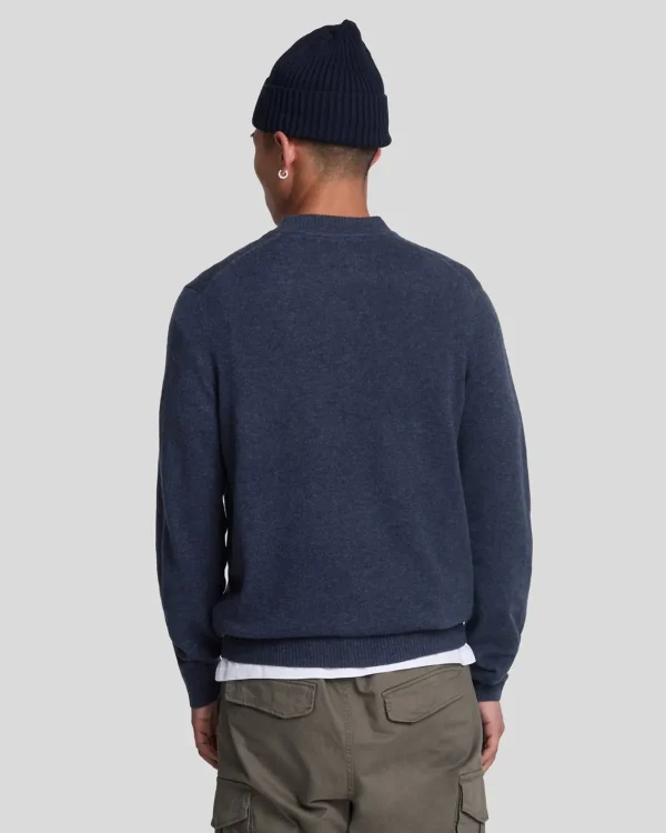 Lyle & Scott Reframed | Pullover & Strickwaren<Premium Kaschmir-Mischung Rundhals-Pullover MidnightNavy