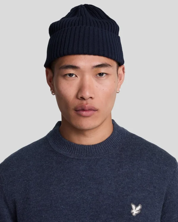 Lyle & Scott Reframed | Pullover & Strickwaren<Premium Kaschmir-Mischung Rundhals-Pullover MidnightNavy
