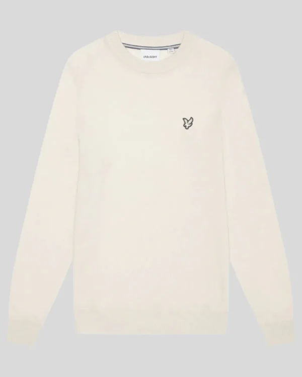 Lyle & Scott Reframed<Premium Kaschmir-Mischung Rundhals-Pullover DiscoveryKhaki