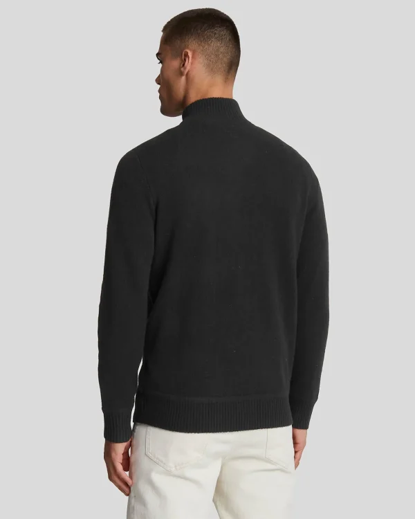Lyle & Scott Reframed | Pullover & Strickwaren<Premium Lambswool 1/4 Zip Pullover Lacquer