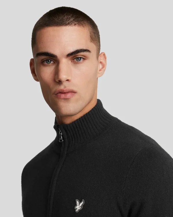 Lyle & Scott Reframed | Pullover & Strickwaren<Premium Lambswool 1/4 Zip Pullover Lacquer