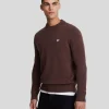 Lyle & Scott Reframed<Premium Lambswool Rundhalsausschnitt Pullover RubberRed