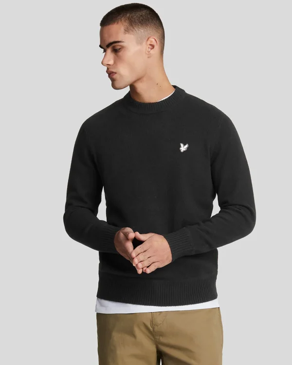 Lyle & Scott Reframed<Premium Lambswool Rundhalsausschnitt Pullover Lacquer