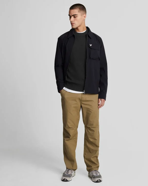 Lyle & Scott Reframed<Premium Lambswool Rundhalsausschnitt Pullover Lacquer