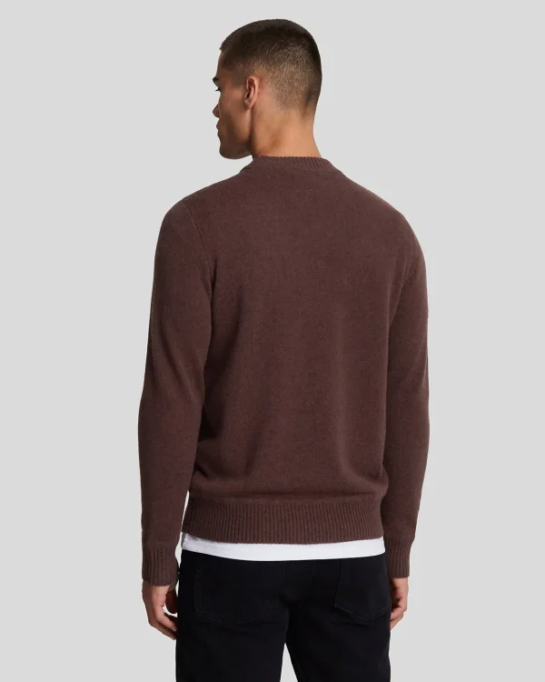 Lyle & Scott Reframed<Premium Lambswool Rundhalsausschnitt Pullover RubberRed