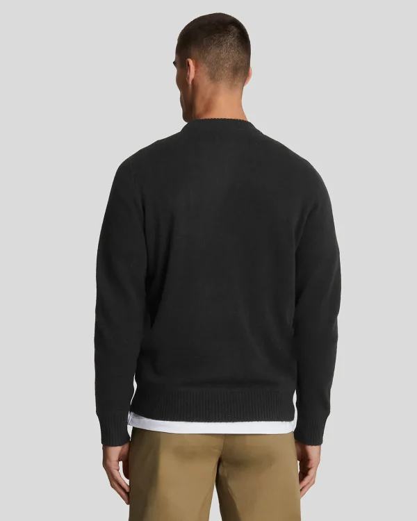 Lyle & Scott Reframed<Premium Lambswool Rundhalsausschnitt Pullover Lacquer