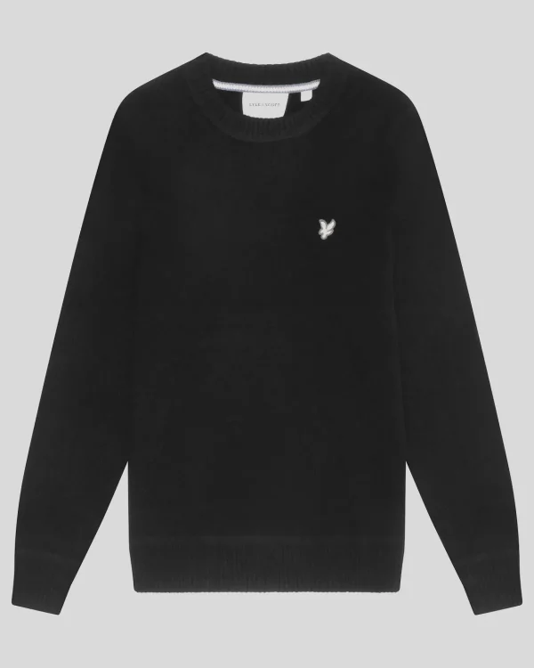 Lyle & Scott Reframed<Premium Lambswool Rundhalsausschnitt Pullover Lacquer