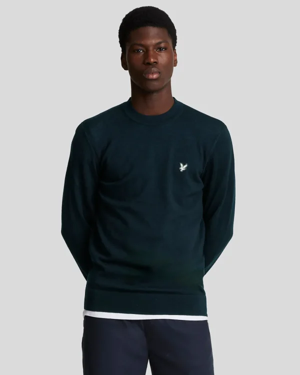 Lyle & Scott Reframed | Pullover & Strickwaren<Premium Merino Rundhals-Pullover Lacquer