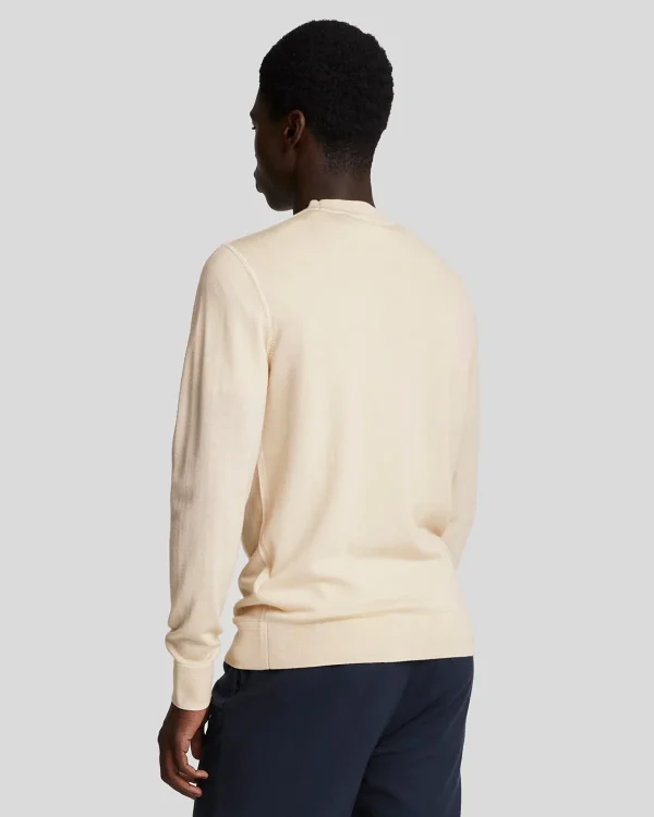Lyle & Scott Reframed | Pullover & Strickwaren<Premium Merino Rundhals-Pullover DiscoveryKhaki