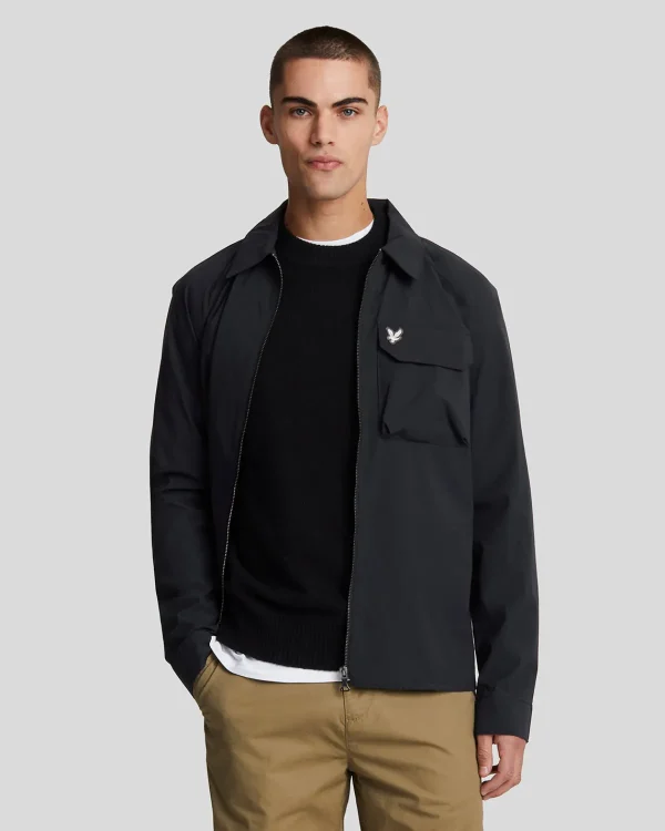 Lyle & Scott Mäntel & Jacken<Premium Pocketed Softshell Überhemd Lacquer